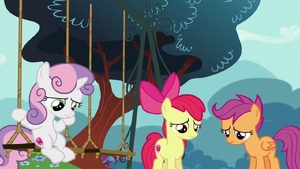 Sweetie Belle, Apple Bloom, and Scootaloo disappointed S6E4