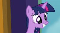 Twilight smiling pleased at her students S8E2
