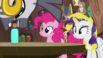 Zecora sets potion bottle on the table S7E19