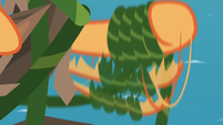 Applejack twirling vine around her hoof S8E9