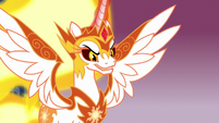 Daybreaker about to finish Nightmare Moon off S7E10