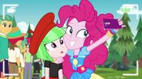 Pinkie Pie takes a selfie with Watermelody EGDS47