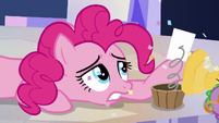 Pinkie looks at Cheese's photo again S9E14