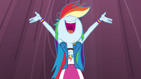 Rainbow Dash sings her heart out EG3