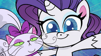 Rarity taking a selfie with Opalescence PLS1E9a