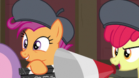 Scootaloo and Apple Bloom as movie directors S9E22