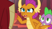 Smolder "came here to hang out with you" S9E9