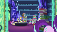 Twilight and Sunburst watch Starlight leave S7E26