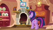 Twilight in front of photograph S03E13