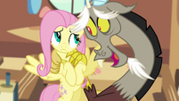 Discord and Fluttershy "you were the understanding one" S03E10