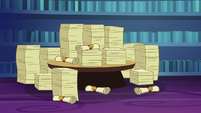Piles of friendship lesson papers S6E1