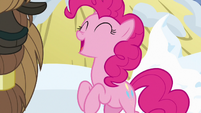 Pinkie Pie cheering -yay!- S7E11