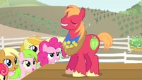 In addition to being a very unpheasant turkey call, when Pinkie Pie enters a contest, you know you've already lost.
