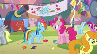 Rainbow Dash "guess it was nothing" S7E23