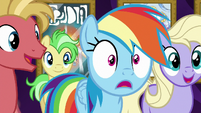 Rainbow Dash in wide-eyed surprise S8E5