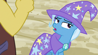 Trixie rolling her eyes at Discord again S6E26