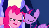 First frame of Twilight's eyelashes on her left eye glitch