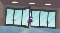 Twilight and Spike enter the school EG