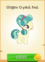 Chiffon Crystal Foal MLP Gameloft