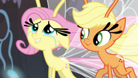 Fluttershy happy for the Breezies S4E16