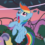 Rainbow Dash dizzy cropped S2E09