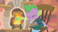 Spike sneezing fire S1E11