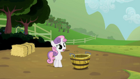 Sweetie Belle with empty tub S2E05