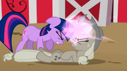 Twilight curing Applejack of grayness S2E2