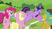 Twilight shouting with excitement S9E15