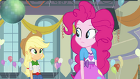 Applejack and Pinkie Pie curious EG