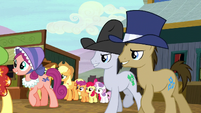Appleloosa ponies follow Sheriff Silverstar S5E6