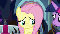 Fluttershy moved by Discord's words S9E2