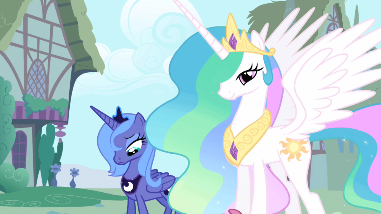 mlp luna y celestia padres