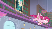 Pegasus mare flies away from Clover's portrait S8E15