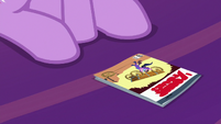 Power Ponies comic in front of Twilight S9E26