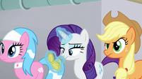 Rarity looks at her pocketwatch again S6E10