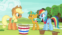 Applejack --clear who the other two players should be-- S6E18