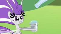 Breezie with thimble of water S4E16