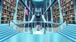 Cadance searching for books; Twilight reads the books to find the spell S6E2