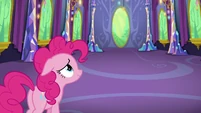 Pinkie Pie enters the empty dining hall S7E1