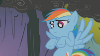 Rainbow Dash about to facehoof S1E7