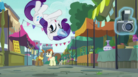 Rarity flipping in the air S6E3