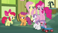 Scootaloo "Sweetie Belle is the clumsy one!" S8E12