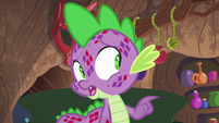 Spike "you aren't feeling any molt effects" S8E11