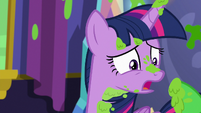 Twilight Sparkle worried "twenty minutes-!" S7E3