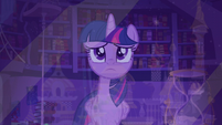 Twilight looks through the window S5E12