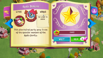 Apple Bottoms album page MLP mobile game