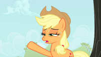 Applejack sweating S4E13