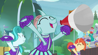 Ocellus cheering to the crowd S9E15