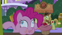 Pinkie Pie eats another pink cupcake S9E17